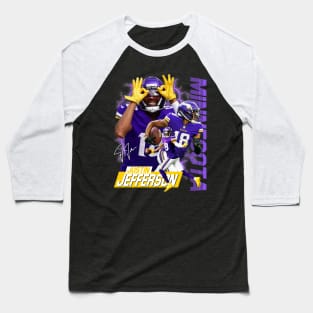 VINTAGE JUSTIN JEFFERSON FOOTBALL Baseball T-Shirt